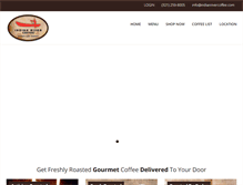 Tablet Screenshot of indianrivercoffee.com